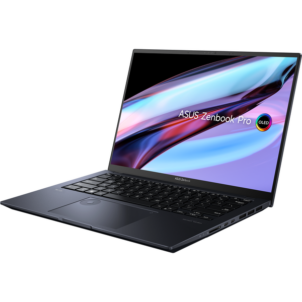 Laptop Asus Zenbook Pro 14, 14.5 inch OLED UX6404VI, 2.8K 120Hz Touch, Intel Core i9-13900H, 48GB DDR5, 2TB SSD, GeForce RTX 4070 8GB, Win 11 Pro, Tech Black