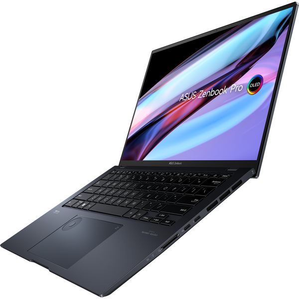 Laptop Asus Zenbook Pro 14, 14.5 inch OLED UX6404VI, 2.8K 120Hz Touch, Intel Core i9-13900H, 48GB DDR5, 2TB SSD, GeForce RTX 4070 8GB, Win 11 Pro, Tech Black