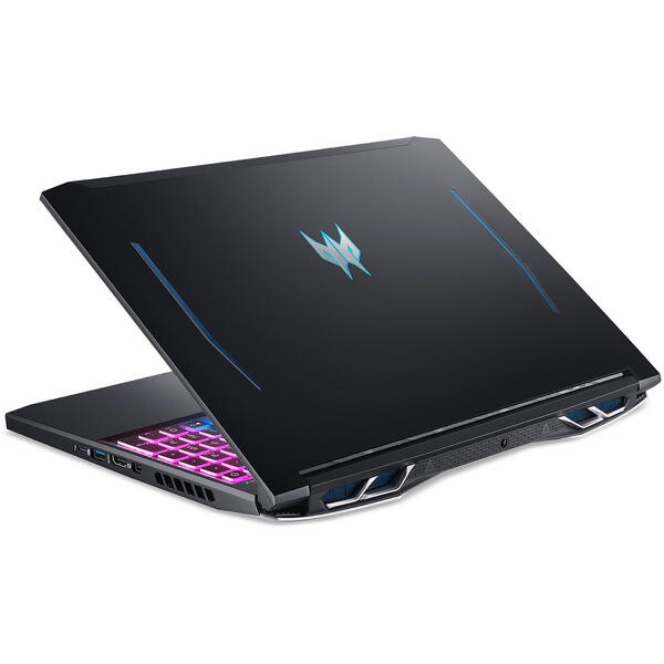Laptop Acer Predator Helios 300 PH315-55, 15.6 inch FHD IPS 165Hz, Intel Core i7-12700H, 32GB DDR5, 1TB SSD, GeForce RTX 3070 8GB, Win 11 Home, Black
