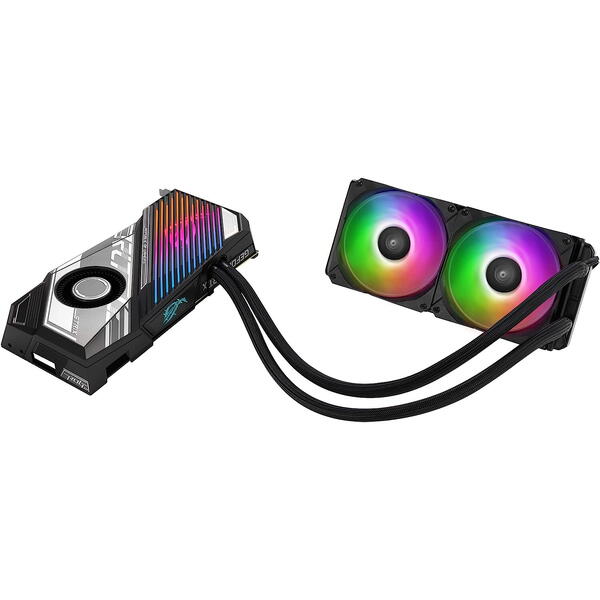 Placa video Asus GeForce RTX 4090 ROG STRIX LC OC Edition 24GB GDDR6X 384 bit DLSS 3.0