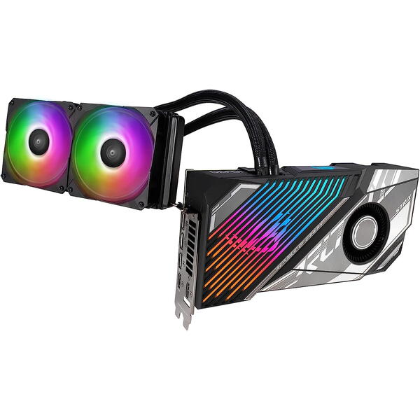 Placa video Asus GeForce RTX 4090 ROG STRIX LC OC Edition 24GB GDDR6X 384 bit DLSS 3.0