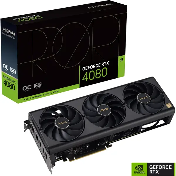 Placa video Asus ProArt GeForce RTX 4080 OC Edition 16GB GDDR6X