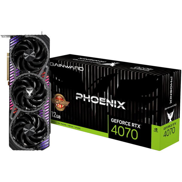 Placa video Gainward GeForce RTX 4070 Phoenix GS 12GB DDR6X 192 bit