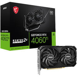 GeForce RTX 4060 Ti VENTUS OC Black 2X 8GB GDDR6 128 bit DLSS 3.0