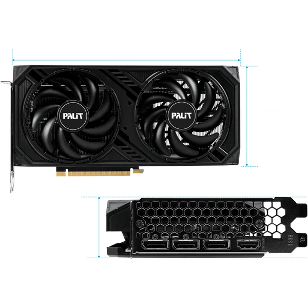 Placa video Palit GeForce RTX 4060 Ti DUAL 8GB GDDR6 128 bit DLSS 3.0