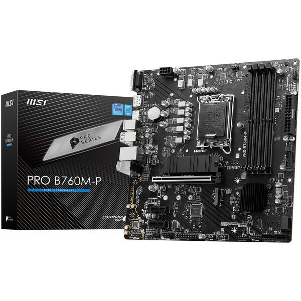 Placa de baza MSI PRO B760M-P DDR5 Socket 1700