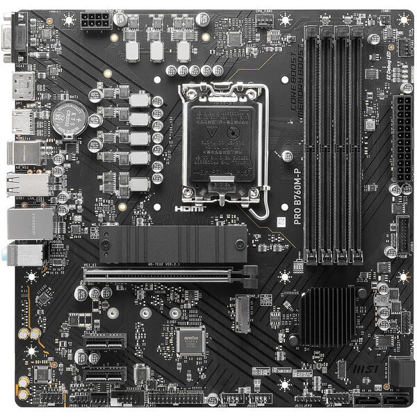 Placa de baza MSI PRO B760M-P DDR5 Socket 1700