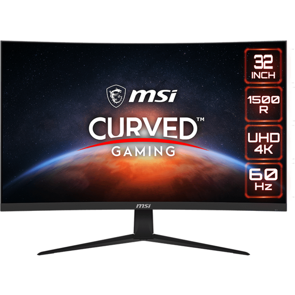 Monitor Gaming MSI G321CUV Curbat 31.5 inch VA UHD  5ms 60Hz Negru