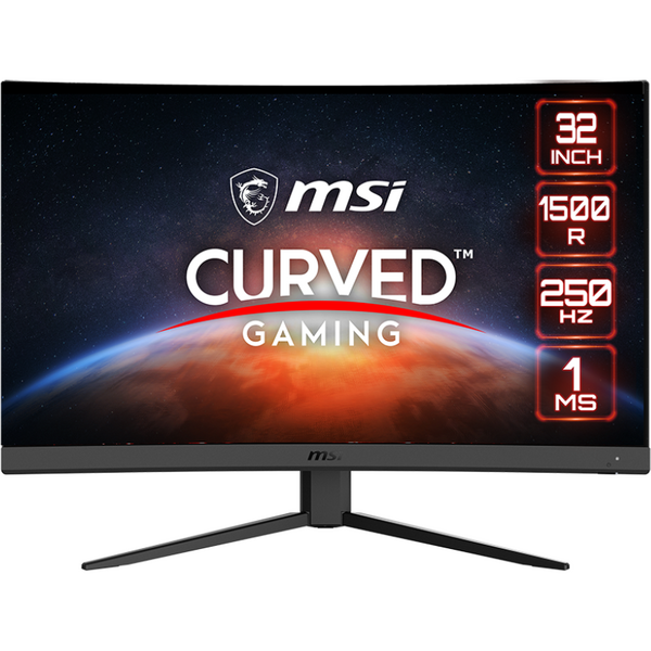 Monitor LED MSI G32C4X 31.5 inch VA FHD Curbat 250Hz 1ms Negru