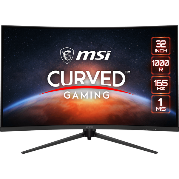 Monitor LED MSI Optix G321CQP 31.5 inch Curbat VA WQHD 165Hz 4ms Negru