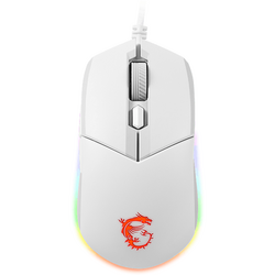 Mouse gaming MSI GM11 Clutch RGB White