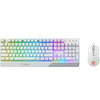 Kit Tastatura si Mouse Gaming MSI Vigor GK30 Combo White