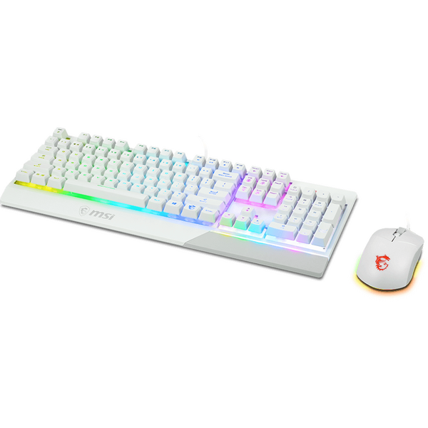 Kit Tastatura si Mouse Gaming MSI Vigor GK30 Combo White