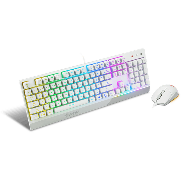 Kit Tastatura si Mouse Gaming MSI Vigor GK30 Combo White