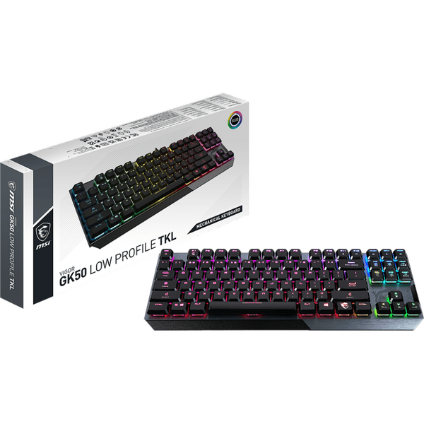 Tastatura gaming MSI VIGOR GK50 LOW PROFILE TKL