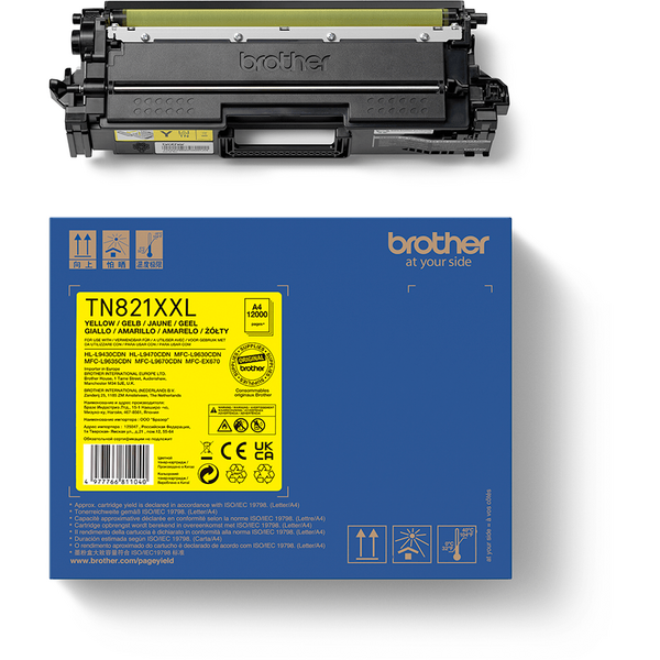 Brother TN-821XXLY Yellow 12000 pagini