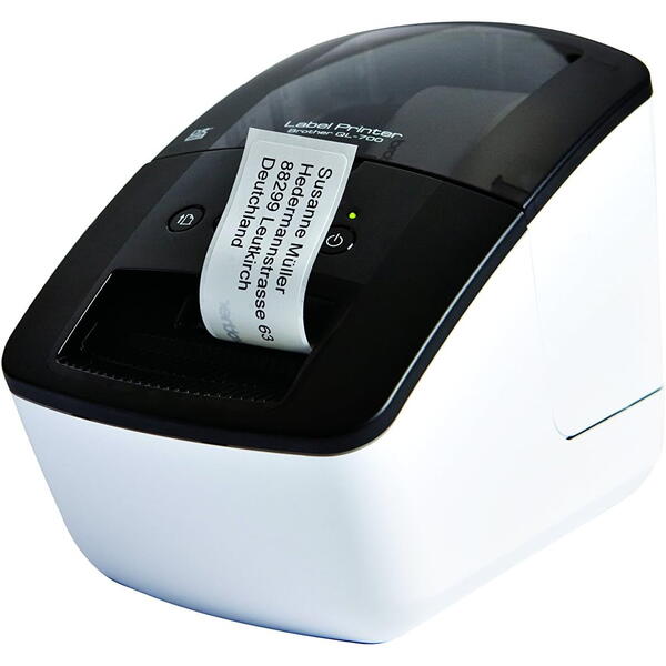 Imprimanta etichetare Brother QL700RF1, USB, Monocrom