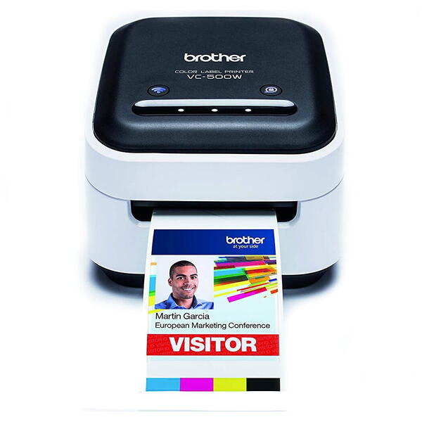 Imprimanta etichetare Brother VC-500W, Termica, Color, Wi-Fi