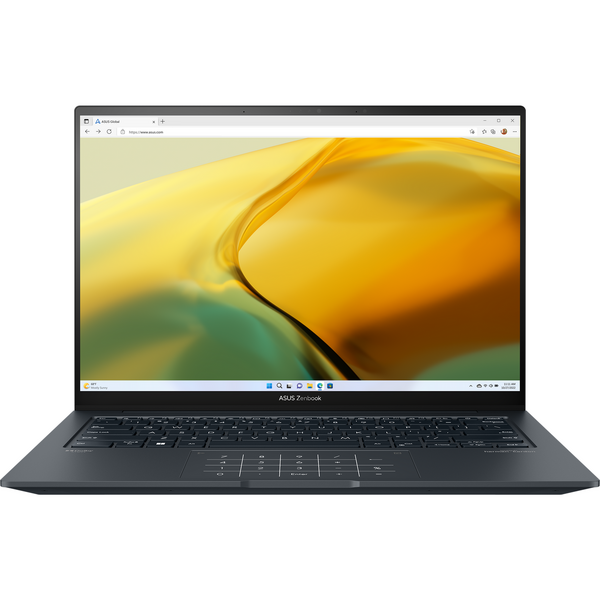 Laptop Asus Zenbook 14X OLED UX3404VA, 14.5 inch 2.8K 120Hz, Intel Core i9-13900H,16GB DDR5, 1TB SSD, Intel Iris Xe, Win 11 Pro, Inkwell Gray