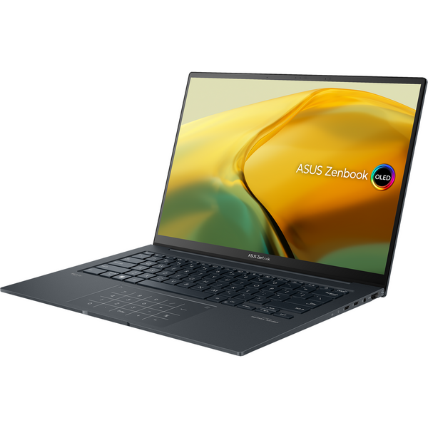 Laptop Asus Zenbook 14X OLED UX3404VA, 14.5 inch 2.8K 120Hz, Intel Core i9-13900H,16GB DDR5, 1TB SSD, Intel Iris Xe, Win 11 Pro, Inkwell Gray