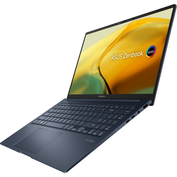 Laptop Asus Zenbook 15 OLED UM3504DA, 15.6 inch 2.8K 120Hz, AMD Ryzen 7 7735U, 16GB DDR5, 1TB SSD, Radeon 680M, Win 11 Pro, Ponder Blue