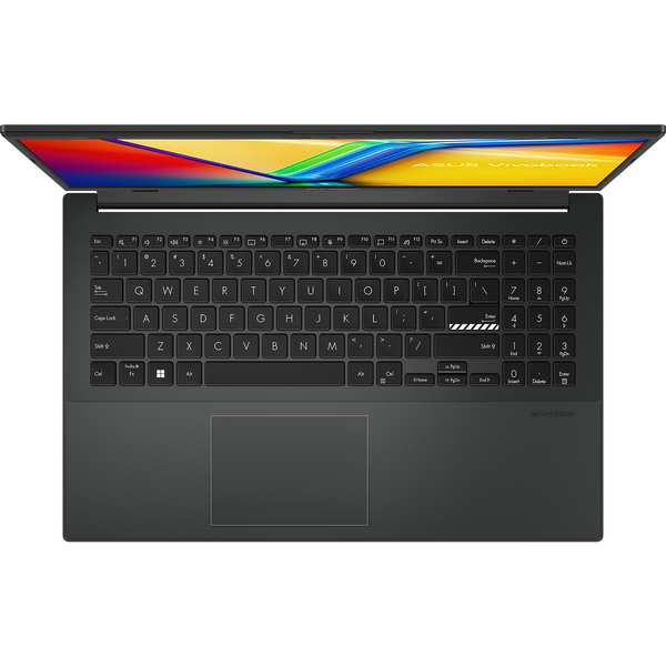 Laptop Asus Vivobook Go 15 OLED E1504FA, 15.6 inch FHD, AMD Ryzen 3 7320U, 8GB DDR5, 256GB SSD, Radeon 610M, Mixed Black