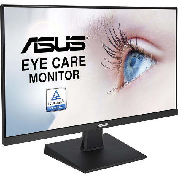 Monitor LED Asus VA247HE 23.8 inch 5 ms Negru 75 Hz Negru
