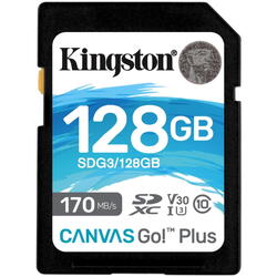 Kingston SDXC Canvas GO Plus Clasa 10 UHS-I 128GB