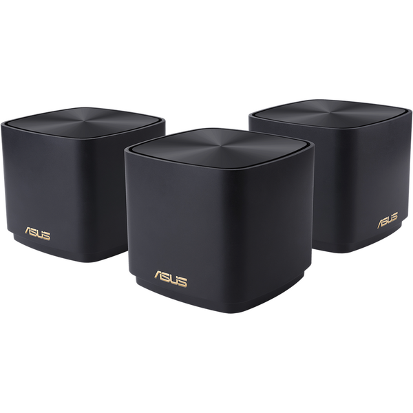 Router Wireless Asus XD4 Negru Dual-Band Gigabit Wi-Fi 6 3-Pack