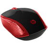 HP Mouse 200 Wireless Empres Red