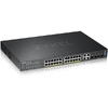 Switch ZyXEL GS2220-28HP, 24 Porturi Gigabit + 4x RJ45/SFP PoE