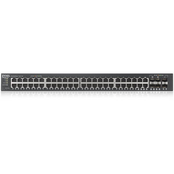 Switch ZyXEL GS2220-50 44 Porturi Gigabit + 4x RJ45/SFP + 2x SFP