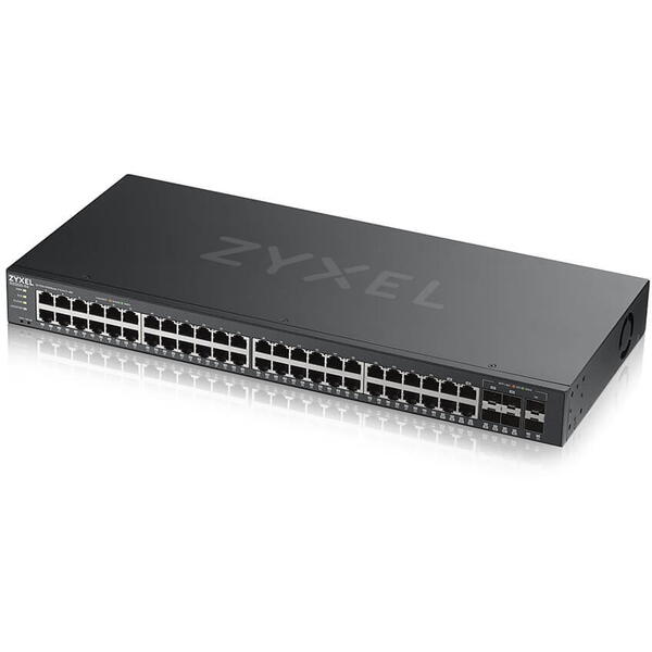Switch ZyXEL GS2220-50 44 Porturi Gigabit + 4x RJ45/SFP + 2x SFP