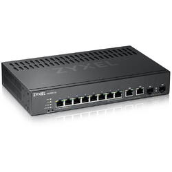 GS2220-10HP, 8 Porturi Gigabit + 2x RJ45/SFP PoE