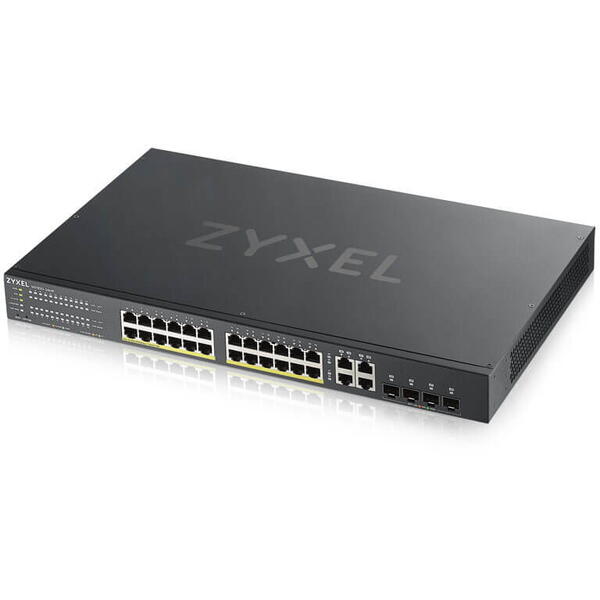 Switch ZyXEL GS1920-48 v2, 44 Porturi Gigabit + 4x RJ45/SFP