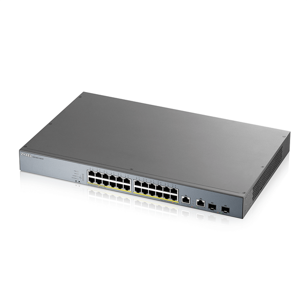 Switch ZyXEL GS1350-26HP, 24 Porturi Gigabit PoE + 2x SFP