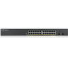 Switch ZyXEL GS1900-24HP V2, 24 Porturi Gigabit PoE + 2x SFP