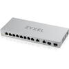 Switch ZyXEL XGS1210-12, 8 Porturi 2.5 Gigabit + 2x SFP+