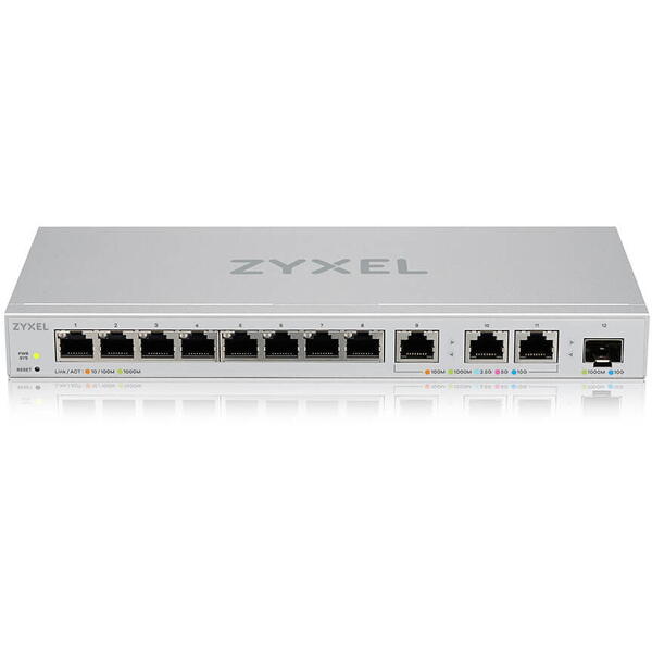 Switch ZyXEL XGS1250-12, 8 Porturi Gigabit +3x 10 Gbps + 1x SFP+