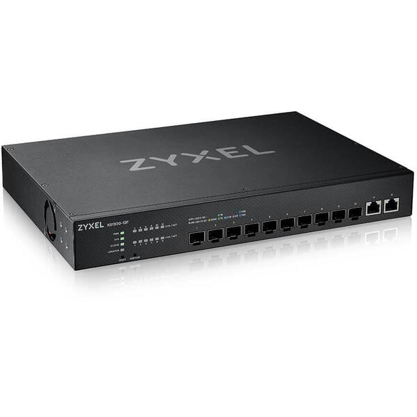 Switch ZyXEL XS1930-12F, 2 Porturi  10Gbpc + 10 Porturi SFP+