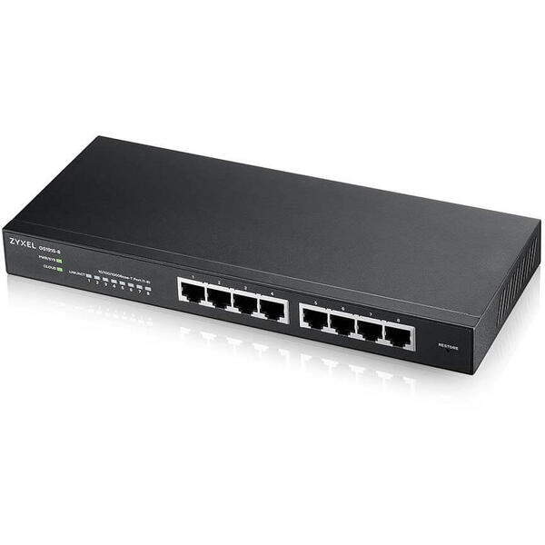 Switch ZyXEL GS1915-8EP, 8 Porturi Gigabit PoE