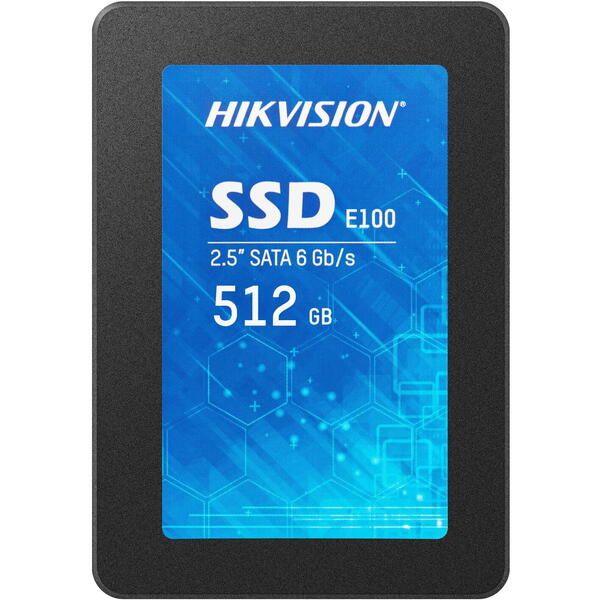 SSD Hikvision Hiksemi E100, 512GB, 2.5 inch, SATA 3