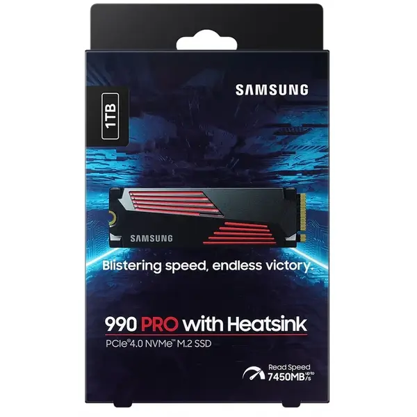 SSD Samsung 990 PRO HeatSink 1TB PCI Express 4.0 x4 M.2 2280