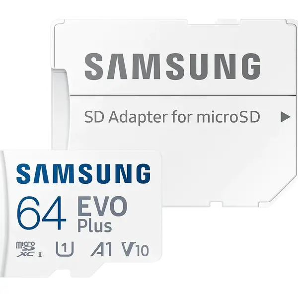 Samsung Micro SDXC EVO Plus UHS-I U1 Clasa 10 64GB + Adaptor