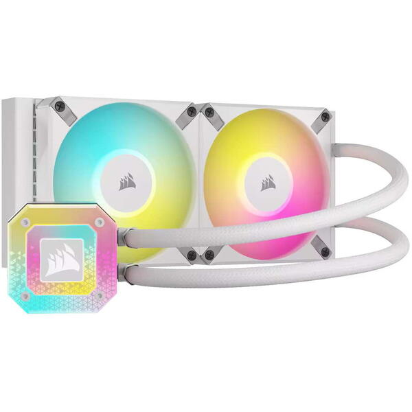 Cooler Corsair iCUE H100i RGB Elite Capellix XT white