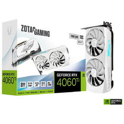 GeForce RTX 4060 Ti Twin Edge OC 8GB GDDR6 DLSS 3.0 128 bit White Edition