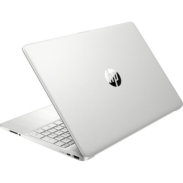 Laptop HP Rebak 21C1, 15.6 inch FHD, AMD Ryzen 7 5700U, 8GB DDR4, 512GB SSD, AMD Radeon, Free DOS, Natural Silver
