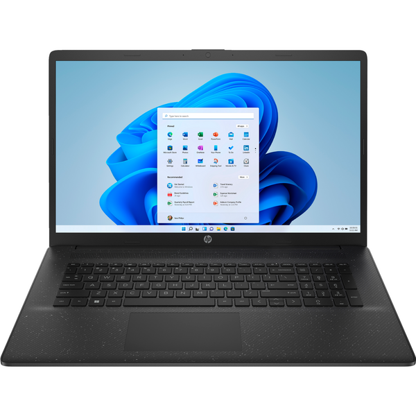 Laptop HP 17-cn2025nq, 17.3 inch FHD IPS, Intel Core i5-1235U with IPU, 16GB DDR4, 512GB SSD, Intel Iris Xe, Free DOS, Jet Blac