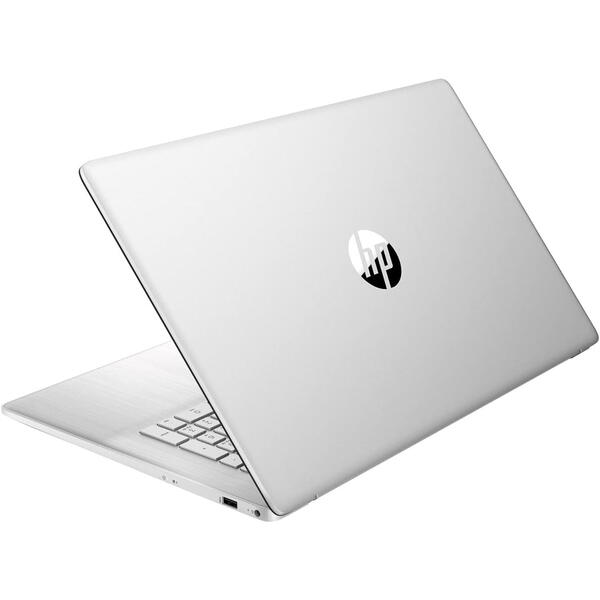 Laptop HP 17-cn2011nq, 17.3 inch FHD IPS, Intel Core i5-1235U, 8GB DDR4, 512GB SSD, Intel Iris Xe, Free DOS, Natural Silver