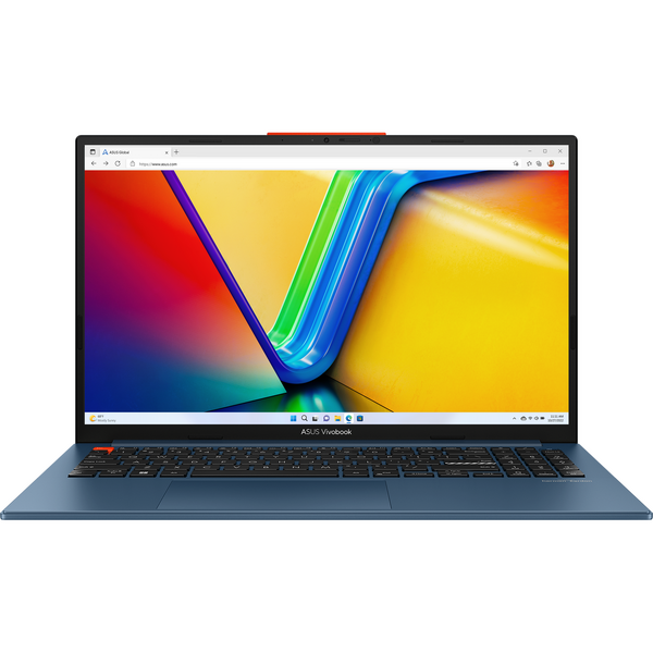 Laptop Asus Vivobook S 15 OLED S5504VA, 15.6 inch 2.8K 120Hz, Intel Core i9-13900H, 16GB DDR5, 1TB SSD, Intel Iris Xe, Windows 11 Pro, Solar Blue